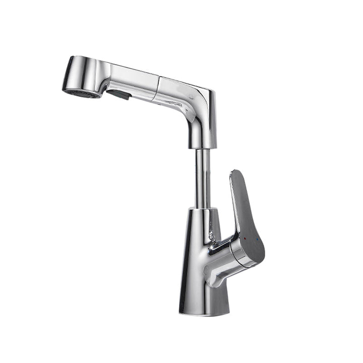 BowLift | Extendable Vessel Water Tap Modern Sink Faucet with a Lever Handle