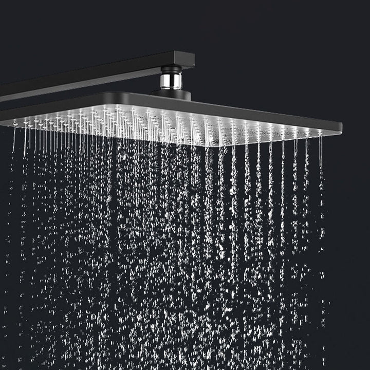 BowLift | Modern Showerhead Rainfall Fixed Showerhead Square Rainfall Handheld Showerhead