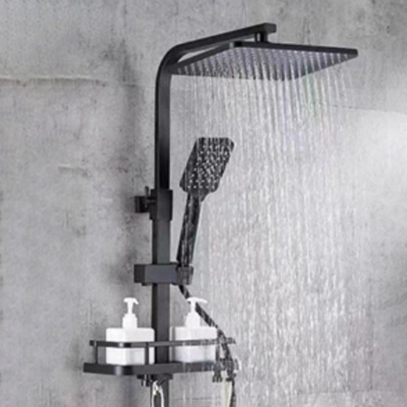 BowLift | Modern Showerhead Rainfall Fixed Showerhead Square Rainfall Handheld Showerhead