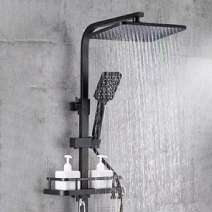 BowLift | Modern Showerhead Rainfall Fixed Showerhead Square Rainfall Handheld Showerhead