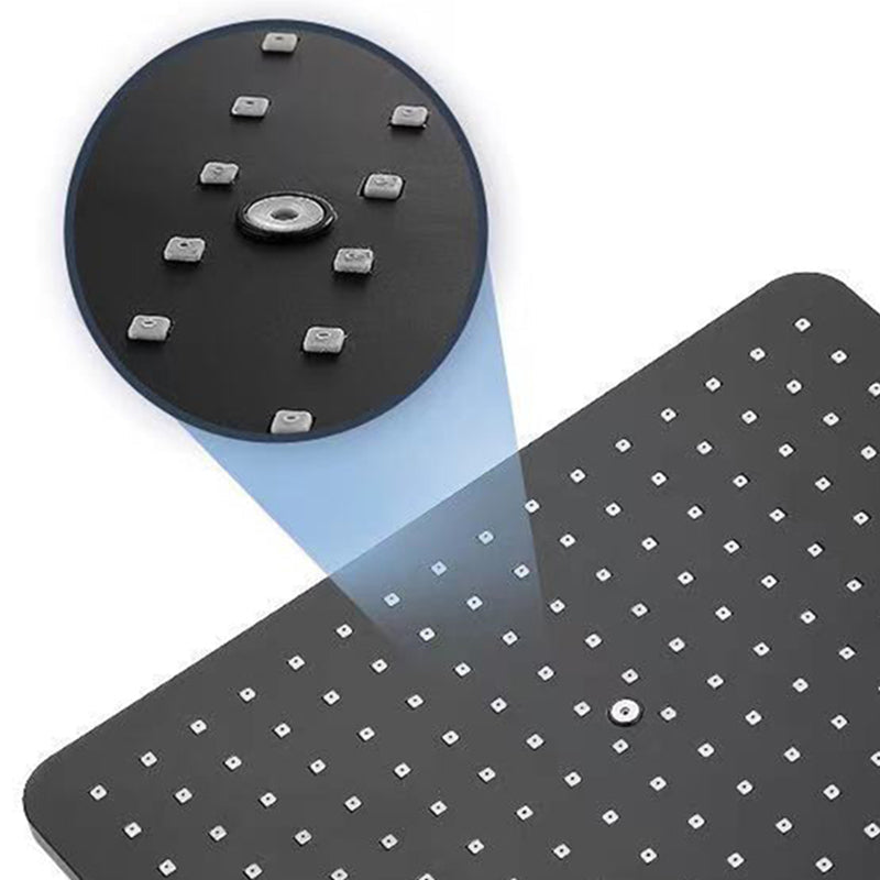 BowLift | Modern Showerhead Rainfall Fixed Showerhead Square Rainfall Handheld Showerhead