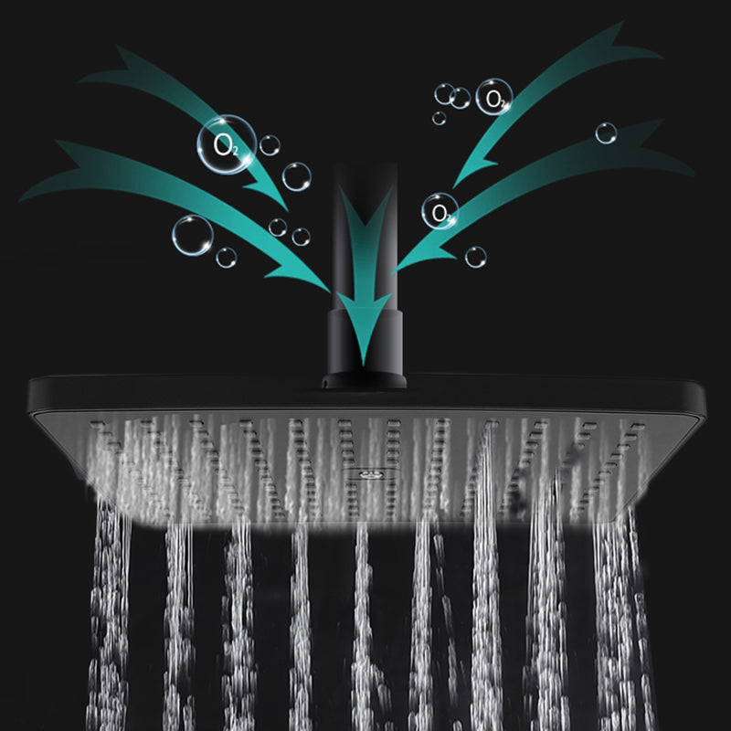 BowLift | Modern Showerhead Rainfall Fixed Showerhead Square Rainfall Handheld Showerhead