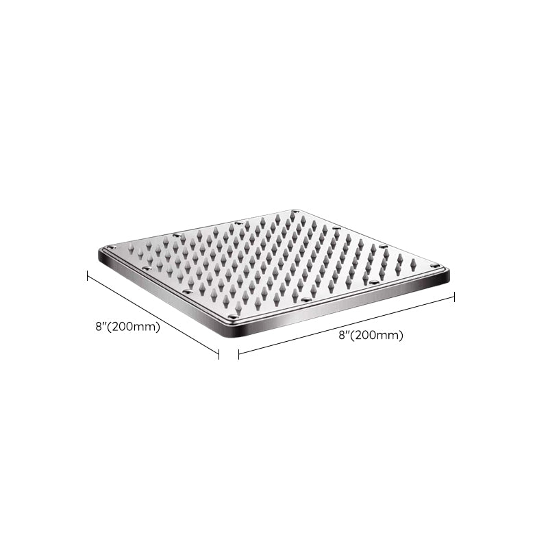 BowLift | Contemporary Style Shower Head Bathroom Fixed Shower Head with Round and Square Shape
