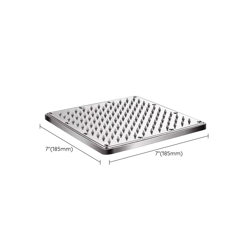 BowLift | Contemporary Style Shower Head Bathroom Fixed Shower Head with Round and Square Shape