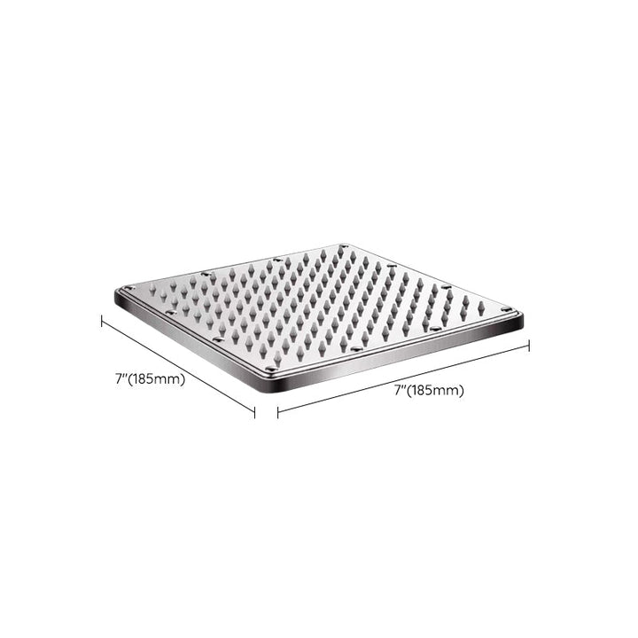 BowLift | Contemporary Style Shower Head Bathroom Fixed Shower Head with Round and Square Shape