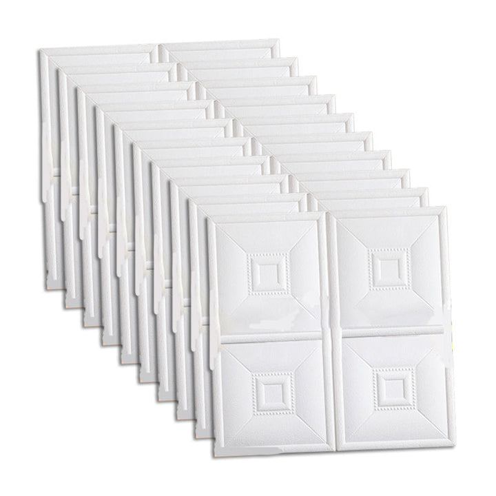 BowLift | Glam Style Foam Water-Resistant Wall Cladding Living Room 3D Embossing Wall Cladding