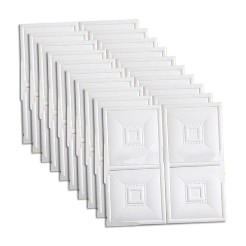 BowLift | Glam Style Foam Water-Resistant Wall Cladding Living Room 3D Embossing Wall Cladding