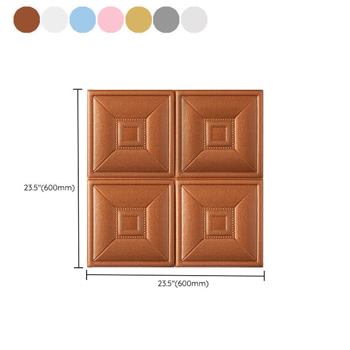BowLift | Glam Style Foam Water-Resistant Wall Cladding Living Room 3D Embossing Wall Cladding