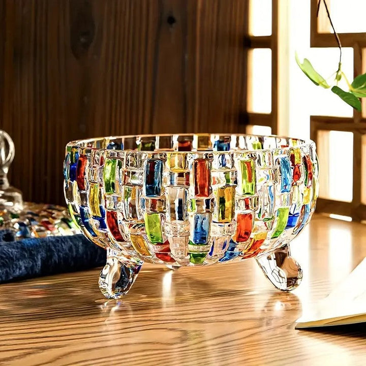 BowLift | Glass jar for candies – colorful patterns adding charm to any space