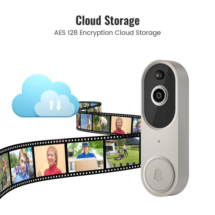 BowLift | Wireless Smart Doorbell Camera – Outdoor Surveillance with HD Night Vision