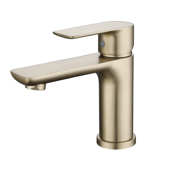 BowLift | Modern Brass Sink Faucet Single Hole Bathroom Faucet Lever Handle Tap