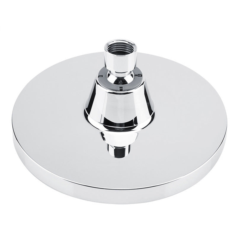 BowLift | Round Fest Showerhead Silver Single Jet Wall Mount Showerhead
