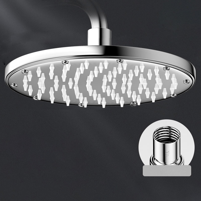 BowLift | Modern Showerhead Combination Double Showerhead Polished Stainless Steel Wall Mounted Showerhead