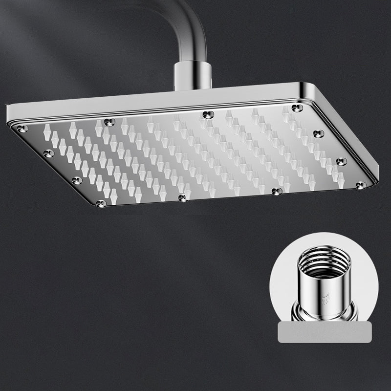 BowLift | Modern Showerhead Combination Double Showerhead Polished Stainless Steel Wall Mounted Showerhead