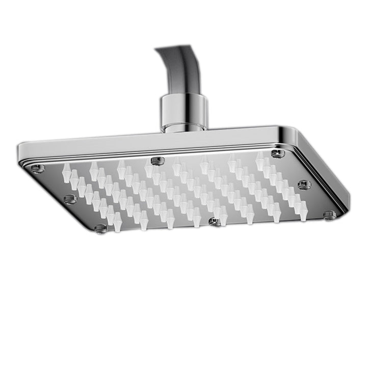 BowLift | Modern Showerhead Combination Double Showerhead Polished Stainless Steel Wall Mounted Showerhead