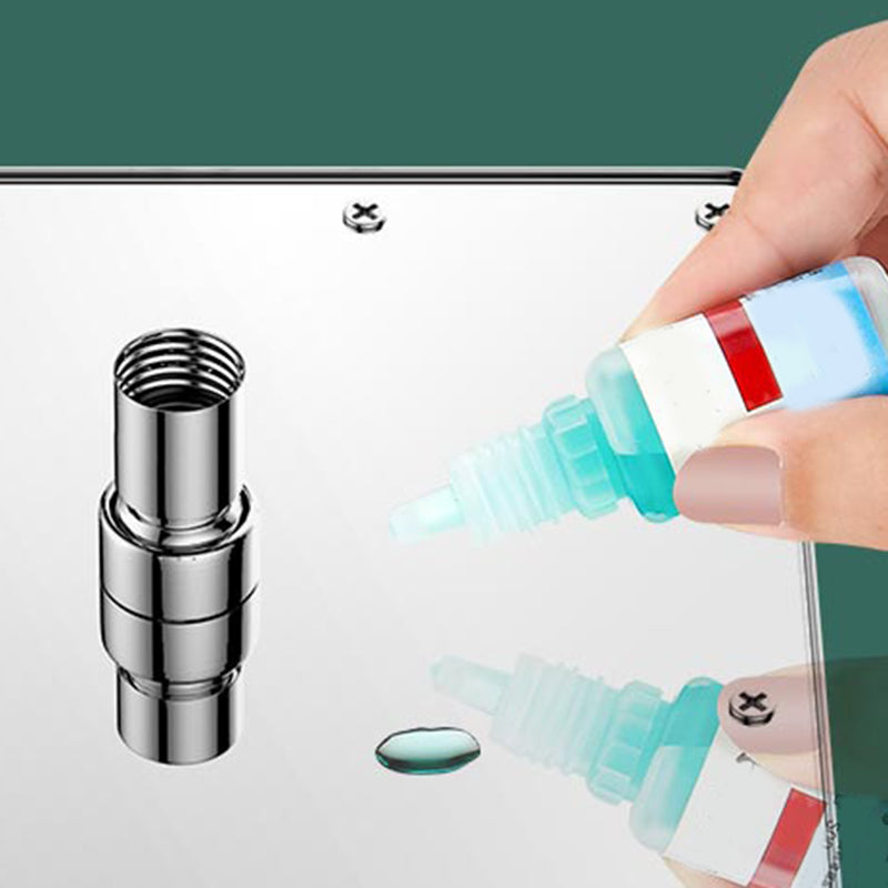 BowLift | Modern Showerhead Combination Double Showerhead Polished Stainless Steel Wall Mounted Showerhead