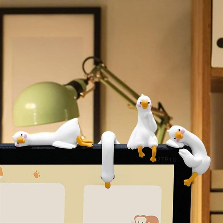 Mini Desk Duck Figurines Bowlift