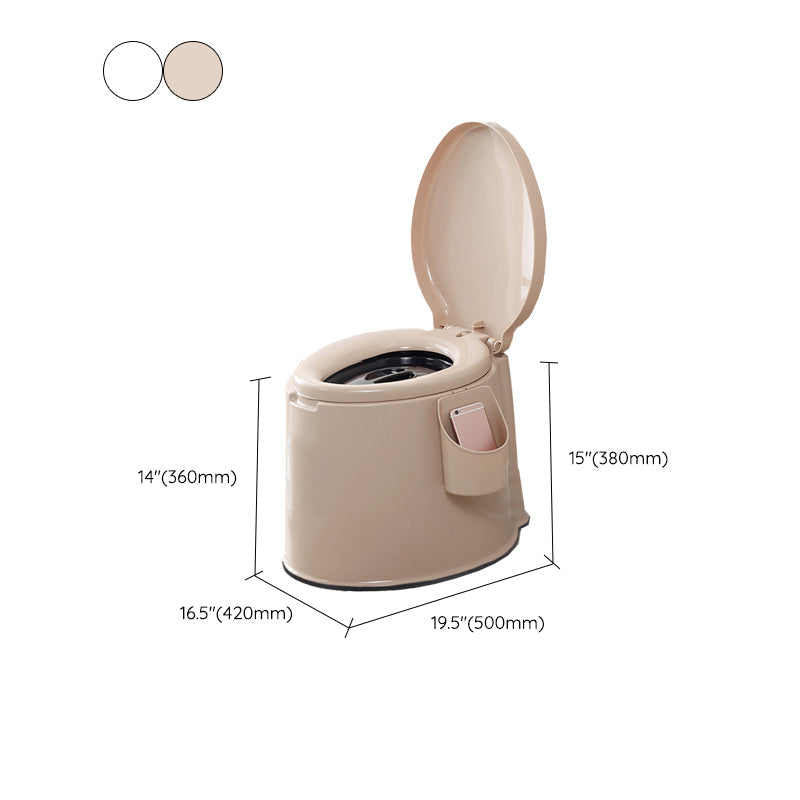BowLift | Contemporary Plastic Urinal Standing Toilet with Seat for the Bathroom