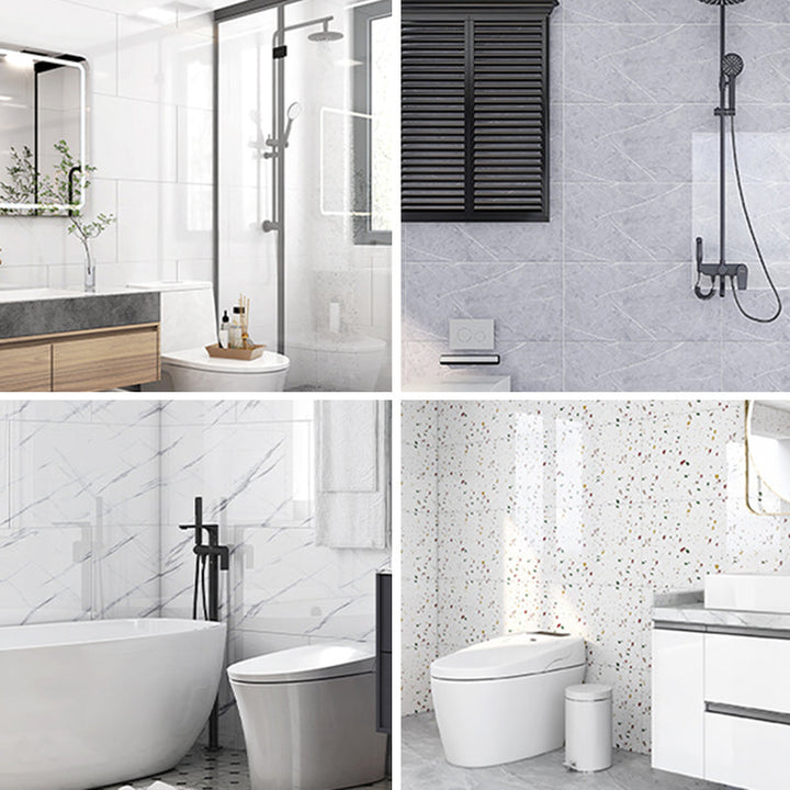 BowLift | Single Tile Peel and Stick Back Splash Modern Style Bathroom Peel and Stick Back Splash