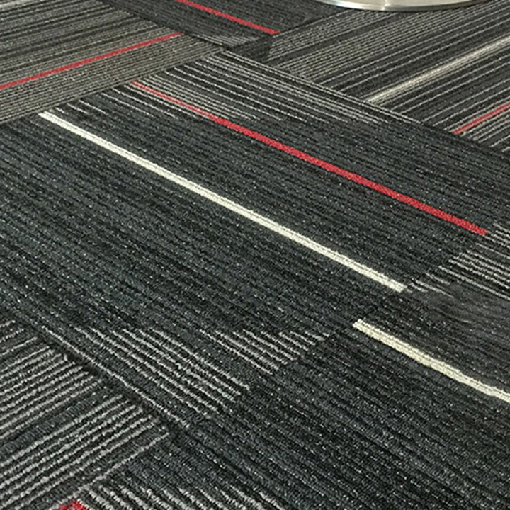 BowLift | Dark Color Level Loop Carpet Tile Non-Slip Self-Adhesive Indoor Office Carpet Tiles