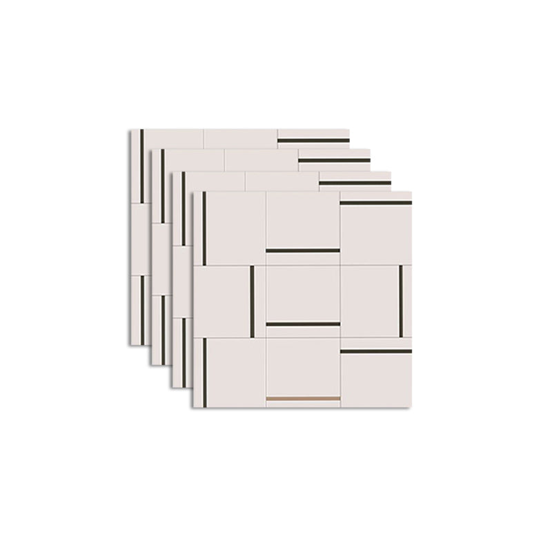 BowLift | Square Indoor Vinyl Floor Peel and Stick Line Print Vinyl Floor