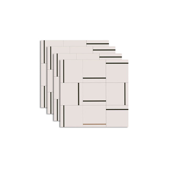 BowLift | Square Indoor Vinyl Floor Peel and Stick Line Print Vinyl Floor