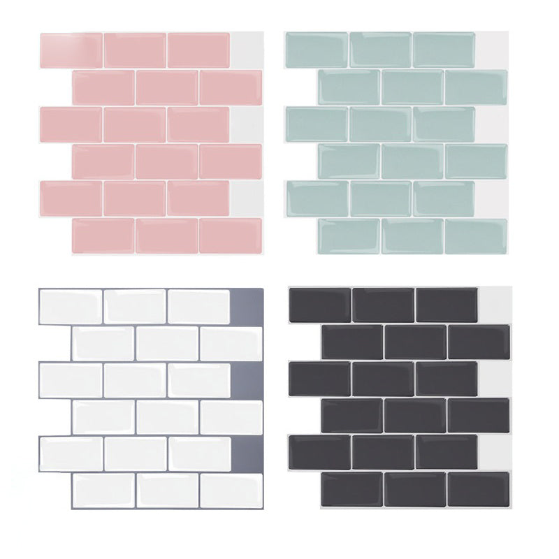 BowLift | Simple Peel & Stick Tile Scratch-Resistant Plastic Peel and Stick Subway Tile for Shower