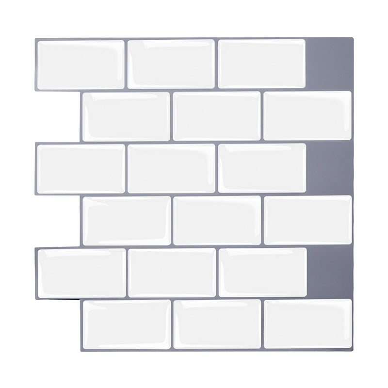 BowLift | Simple Peel & Stick Tile Scratch-Resistant Plastic Peel and Stick Subway Tile for Shower