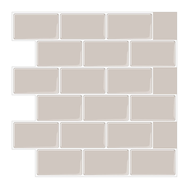 BowLift | Simple Peel & Stick Tile Scratch-Resistant Plastic Peel and Stick Subway Tile for Shower