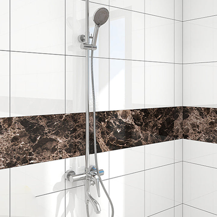 BowLift | Modern splash guard tile marble print splash guard tile for peeling and sticking for the bathroom