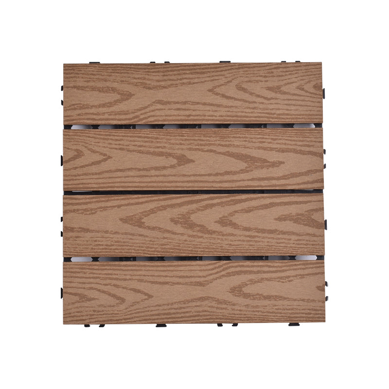 BowLift | Modern plastic wood laminate deck outdoors, mold-resistant laminate