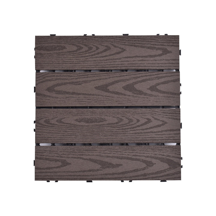 BowLift | Modern plastic wood laminate deck outdoors, mold-resistant laminate