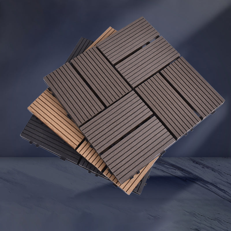 BowLift | Modern plastic wood laminate deck outdoors, mold-resistant laminate