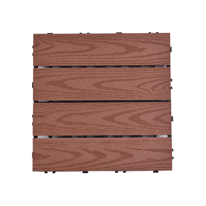 BowLift | Modern plastic wood laminate deck outdoors, mold-resistant laminate