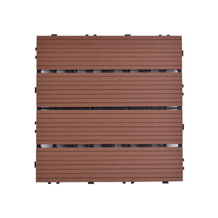 BowLift | Modern plastic wood laminate deck outdoors, mold-resistant laminate