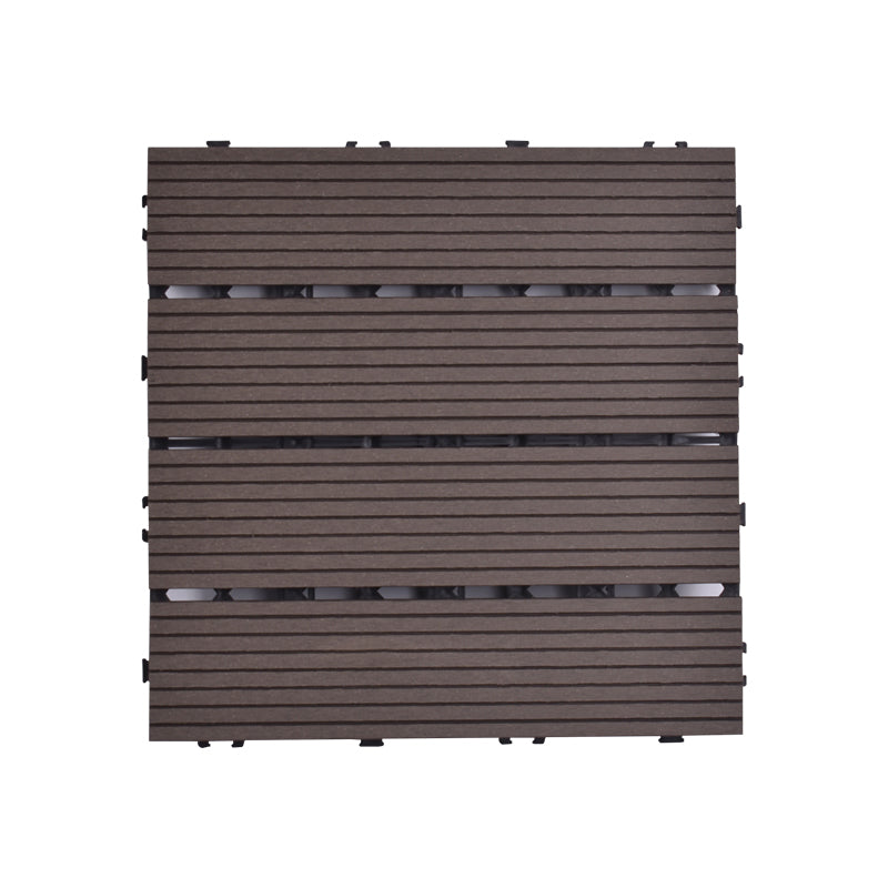 BowLift | Modern plastic wood laminate deck outdoors, mold-resistant laminate
