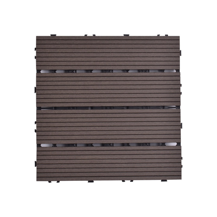 BowLift | Modern plastic wood laminate deck outdoors, mold-resistant laminate