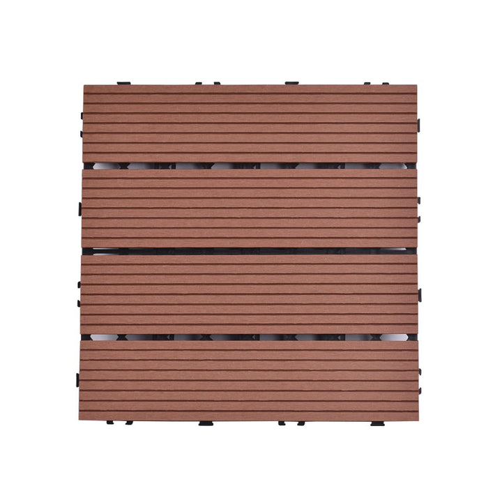 BowLift | Modern plastic wood laminate deck outdoors, mold-resistant laminate