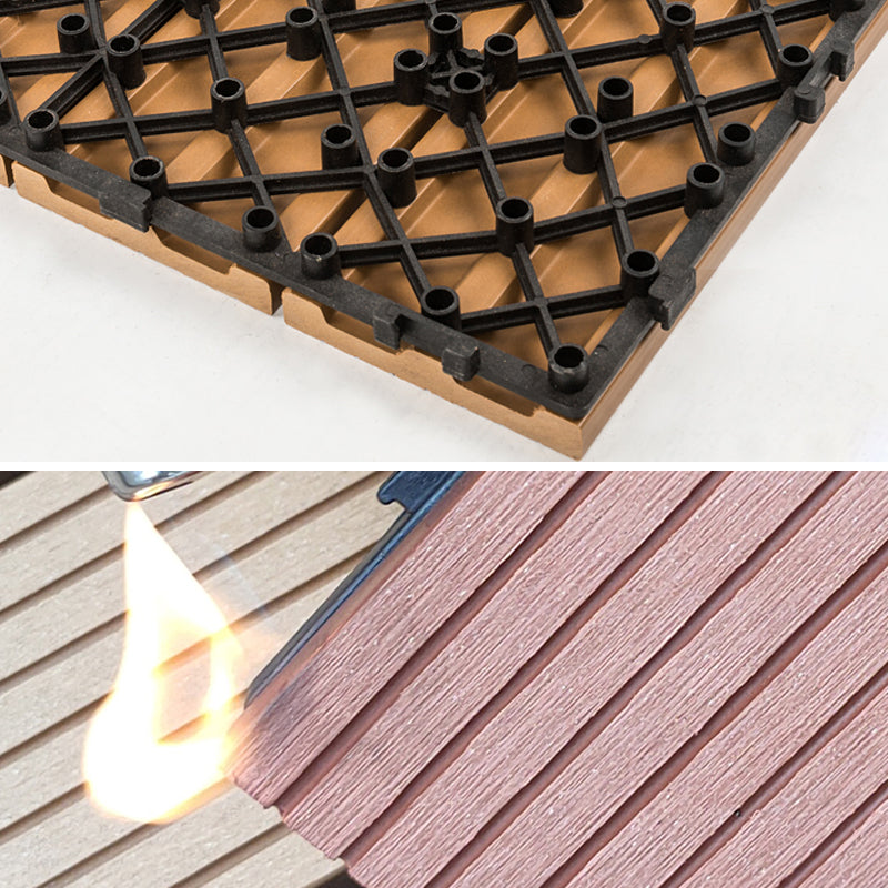 BowLift | Modern plastic wood laminate deck outdoors, mold-resistant laminate