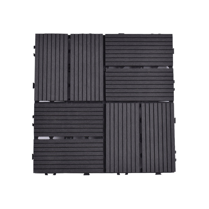 BowLift | Modern plastic wood laminate deck outdoors, mold-resistant laminate