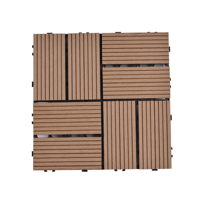 BowLift | Modern plastic wood laminate deck outdoors, mold-resistant laminate
