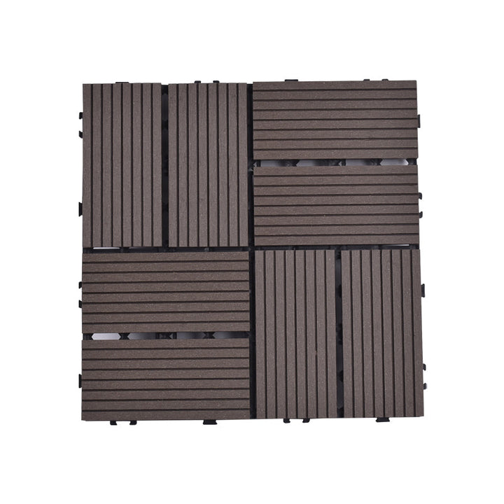 BowLift | Modern plastic wood laminate deck outdoors, mold-resistant laminate