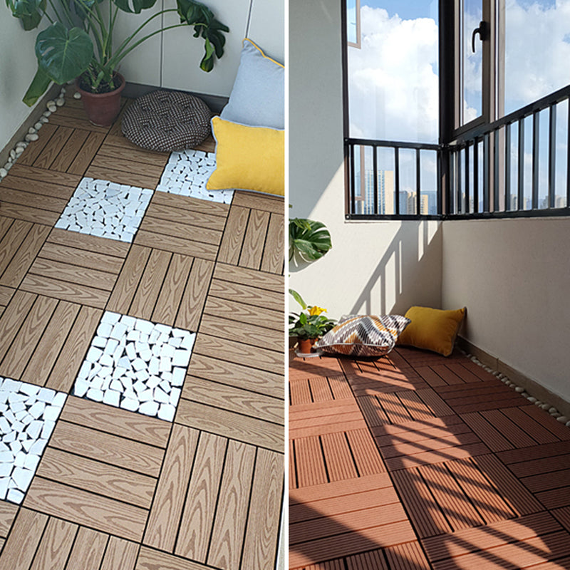 BowLift | Modern plastic wood laminate deck outdoors, mold-resistant laminate