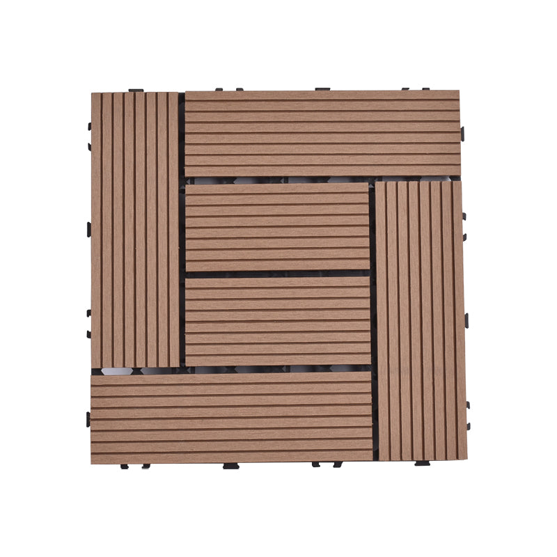BowLift | Modern plastic wood laminate deck outdoors, mold-resistant laminate