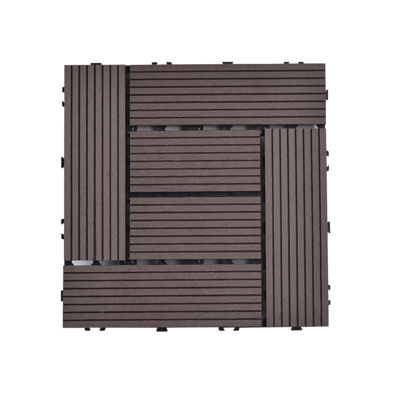 BowLift | Modern plastic wood laminate deck outdoors, mold-resistant laminate