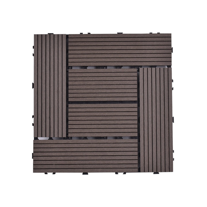 BowLift | Modern plastic wood laminate deck outdoors, mold-resistant laminate