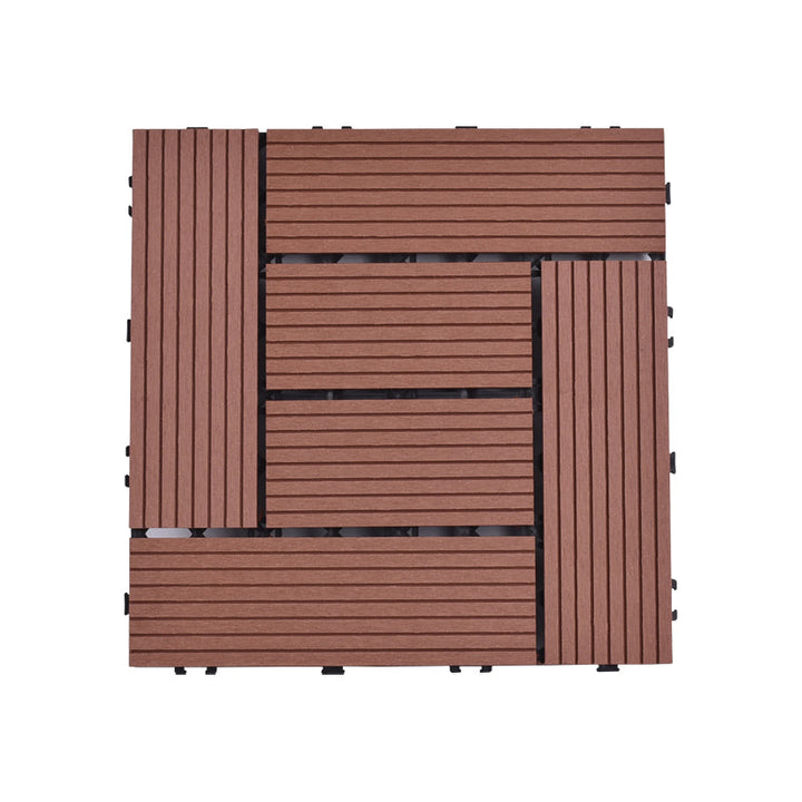 BowLift | Modern plastic wood laminate deck outdoors, mold-resistant laminate