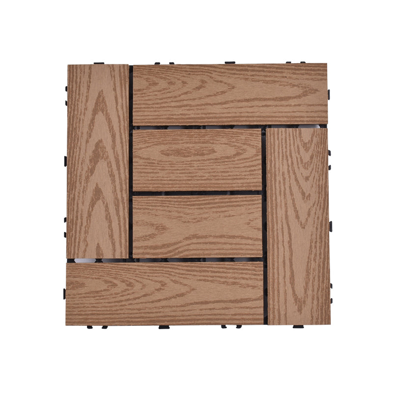 BowLift | Modern plastic wood laminate deck outdoors, mold-resistant laminate