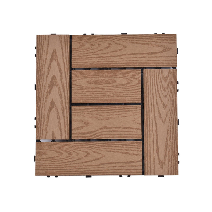 BowLift | Modern plastic wood laminate deck outdoors, mold-resistant laminate