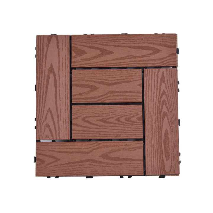 BowLift | Modern plastic wood laminate deck outdoors, mold-resistant laminate